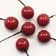 Peony bud, foam and wires, Pinkish red, 1cm x 1cm, 15  pieces, (ST628)