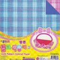 Quilt pattern 3, 6 inch (15cm) square, 12 sheets, (ok326)