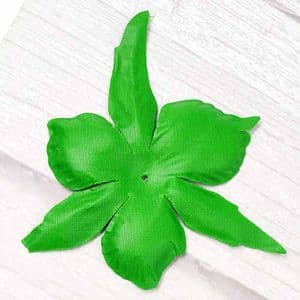 Rose Flower holder, fabric, Dark green, 11.5cm x 12.5cm, 5 pieces, [SHT0017]