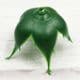Rose Flower holder, Plastic, Dark green, 1.8cm  3.5cm x 3.2cm, 20 pieces, [ST1656]