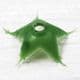 Rose Flower holder, Plastic, green, 2.5cm x 2.5cm, 10 pieces, [ST1647]