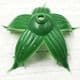 Rose Flower holder, Plastic, green, 4.5cm x 4.5cm [approximate], 5 pieces, [ST1641]