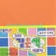 Same Coloured Paper S Orange, 3 inch (7.5 cm) square, 120 sheets, (ok027B)