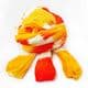 Segmental dyed nylon, Nylon, Brick red, white, Stretched Size 2.5m x 20cm, 1 piece, [SWW0906]