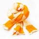 Segmental dyed nylon, Nylon, orange, white, Stretched Size 2.5m x 20cm, 1 piece, [SWW0903]