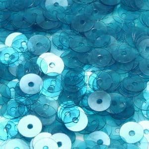 Sequins, blue, Diameter 6mm, 520 pieces, 5g, Disc shape, Sequins are NOT shiny, [CZP285]