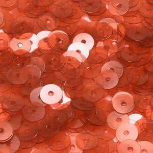 Sequins, Brick red, Diameter 6mm, 520 pieces, 5g, Disc shape, Sequins are NOT shiny, [CZP283]
