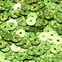 Sequins, Bright green, Diameter 6mm, 520 pieces, 5g, Disc shape, Sequins are shiny, [CZP305]
