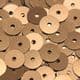 Sequins, brown, Diameter 6mm, 1050 pieces, 10g, Disc shape, Sequins are NOT shiny, [CZP231]