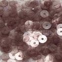 Sequins, brown, Diameter 6mm, 520 pieces, 5g, Disc shape, Sequins are NOT shiny, [CZP298]