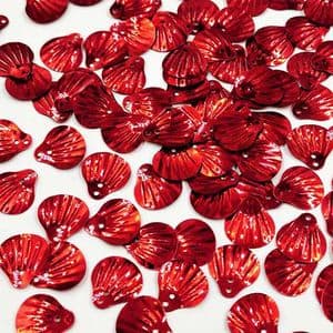 Sequins, Burgandy, 13mm x 14mm, 110 pieces [approximate], 5g, Faceted, Sequins are shiny, [CZP784]