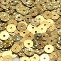 Sequins, Burnt orange, Diameter 6mm, 520 pieces, 5g, Disc shape, Sequins are shiny, [CZP304]