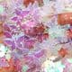 Sequins, Clear colour, 12mm x 17mm, 116 pieces, 5g, Butterfly shape, Sequins are shiny, [CZP612]