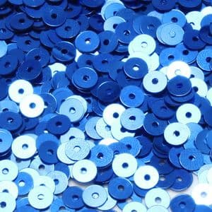 Sequins, Dark blue, Diameter 5mm, 860 pieces, 5g, Disc shape, Sequins are shiny, [CZP346]