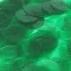 Sequins, Dark green, Diameter 15mm, 150 pieces, 10g, Disc shape, Sequins are NOT shiny, [CZP380]