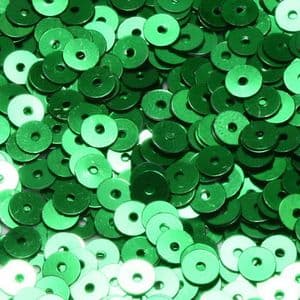 Sequins, Dark green, Diameter 5mm, 860 pieces, 5g, Disc shape, Sequins are shiny, [CZP345]