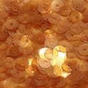 Sequins, Dark orange, Diameter 6mm, 520 pieces, 5g, Disc shape, Sequins are NOT shiny, [CZP282]