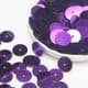 Sequins, Dark purple, Diameter 12mm, 218 pieces, 10g, Disc shape, Sequins are shiny, [CZP457]