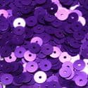Sequins, Dark purple, Diameter 6mm, 525 pieces, 5g, Disc shape, Sequins are NOT shiny, [CZP329]