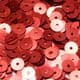 Sequins, Dark red, Diameter 6mm, 525 pieces, 5g, Disc shape, Sequins are shiny, [CZP330]