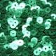 Sequins, Dark teal, Diameter 5mm, 860 pieces, 5g, Disc shape, Sequins are shiny, [CZP367]