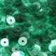 Sequins, Dark teal, Diameter 6mm, 520 pieces, 5g, Disc shape, Sequins are NOT shiny, [CZP280]