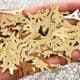 Sequins, Gold colour, 1.5mm x 2.5cm, 140 pieces, 5g, Designer shapes, Sequins are shiny, [CZP601]