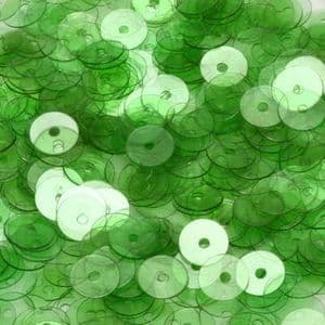 Sequins, green, Diameter 6mm, 520 pieces, 5g, Disc shape, Sequins are NOT shiny, [CZP292]