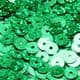 Sequins, green, Diameter 6mm, 520 pieces, 5g, Disc shape, Sequins are shiny, [CZP301]