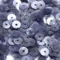 Sequins, grey, Diameter 6mm, 520 pieces, 5g, Disc shape, Sequins are NOT shiny, [CZP286]