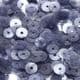 Sequins, grey, Diameter 6mm, 520 pieces, 5g, Disc shape, Sequins are NOT shiny, [CZP286]