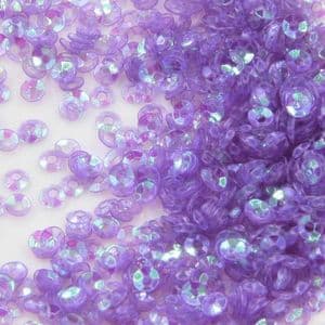 Sequins, Indigo, Diameter 3mm, 1780 pieces, 5g, Faceted Discs, Sequins are shiny, [CZP544]