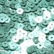 Sequins, Light blue, Diameter 5mm, 860 pieces, 5g, Disc shape, Sequins are NOT shiny, [CZP352]