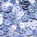 Sequins, Light blue, Diameter 6mm, 520 pieces, 5g, Disc shape, Sequins are shiny, [CZP308]