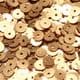 Sequins, Light orange, Diameter 5mm, 860 pieces, 5g, Disc shape, Sequins are shiny, [CZP357]