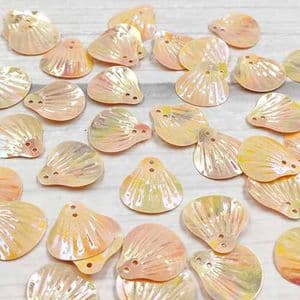 Sequins, Light pink, 20mm, 65 pieces [approximate], 5g, Faceted designer shapes, are shiny, [CZP787]