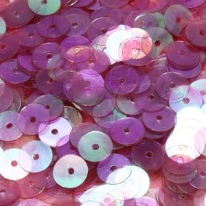 Sequins, Light purple, Diameter 8mm, 260 pieces, 5g, Disc shape, Sequins are shiny, [CZP333]