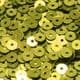 Sequins, Olive-Green, Diameter 4mm, 1680 pieces, 8g, Disc shape, Sequins are shiny, [CZP315]