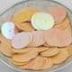 Sequins, orange, Diameter 20mm, 160 pieces, 20g, Disc shape, Sequins are shiny, [CZP424]
