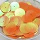 Sequins, orange, Diameter 20mm, 160 pieces, 20g, Disc shape, Sequins are shiny, [CZP427]