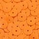 Sequins, orange, Diameter 6mm, 1050 pieces, 10g, Disc shape, Sequins are NOT shiny, [CZP228]