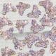 Sequins, pink, 22mm x 30mm, 32 pieces [approximate], 5g, Butterfly shape, are shiny, [CZP798]