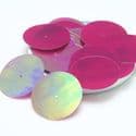 Sequins, purple, Diameter 35mm, 50 pieces, 20g, Disc shape, Sequins are shiny, [CZP460]
