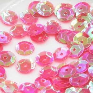 Sequins, purple, Diameter 8mm, 250 pieces, 5g, Faceted Discs, Sequins are shiny, [CZP541]