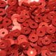 Sequins, red, Diameter 4mm, 1680 pieces, 8g, Disc shape, Sequins are NOT shiny, [CZP314]