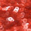 Sequins, red, Diameter 6mm, 520 pieces, 5g, Disc shape, Sequins are NOT shiny, [CZP291]