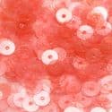 Sequins, red, Diameter 6mm, 520 pieces, 5g, Disc shape, Sequins are NOT shiny, [CZP293]