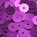 Sequins, Royal purple, Diameter 6mm, 1050 pieces, 10g, Disc shape, Sequins are NOT shiny, [CZP236]