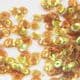 Sequins, Rust colour, Diameter 5mm, 650 pieces, 5g, Faceted Discs, Sequins are shiny, [CZP507]