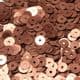 Sequins, Rust colour, Diameter 5mm, 860 pieces, 5g, Disc shape, Sequins are shiny, [CZP366]